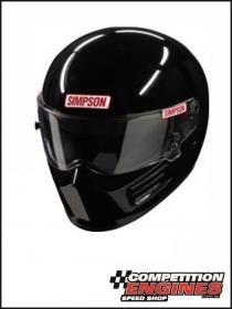 SIMPSON 6200012  Simpson Bandit Helmet, Small, Gloss Black, Snell 2015